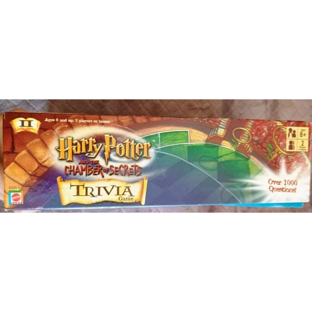 Harry Potter And The Chamber Of Secrets Trivia Board Game Complete